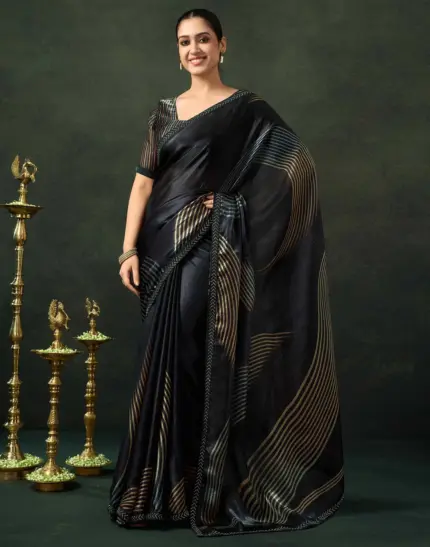 organza saree