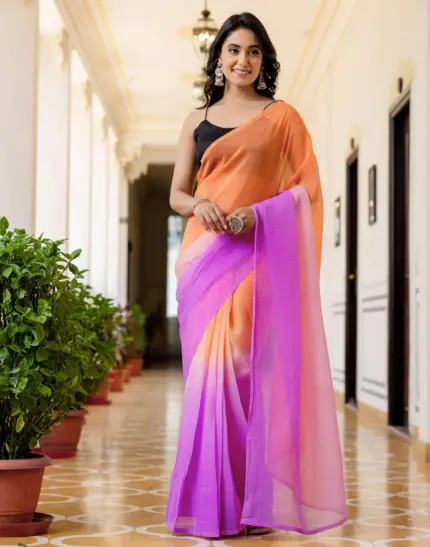dyed saree