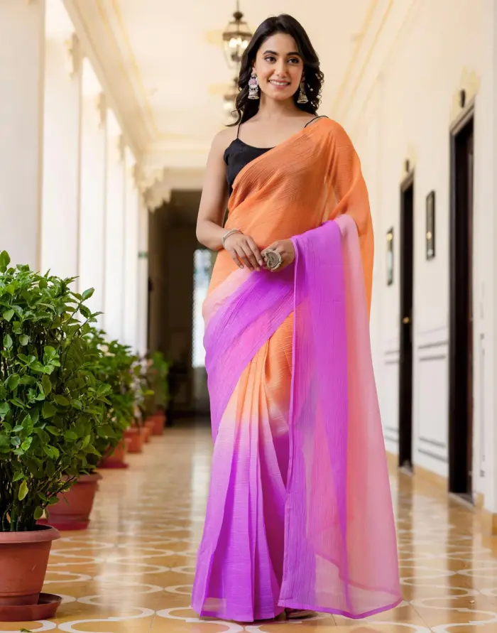 dyed saree