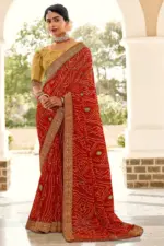 Bandhani Saree - Image 3
