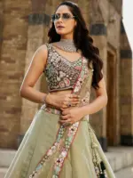 NET SEQUINSE LEHENGA - Image 2